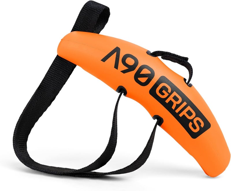 Angles90 Original Pull-Up Grips - Lat Pulldown Attachment - T-Bar Row & Cable Machine - D Handle - Forearm Strength Trainer - Gym Equipment - Exercise Equipment - Grip Strength Trainer - Image 1